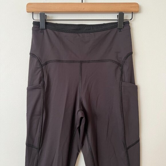 REI Co-op Swiftland 7/8 Running Tights Black Women's Size Medium - Picture 3 of 9
